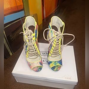 Colorful Splash heels